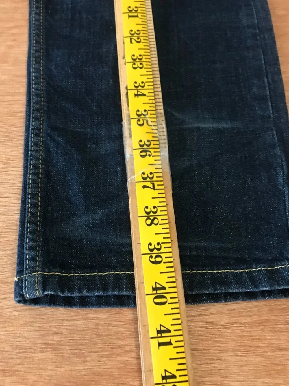 Levi Strauss Signature Flex Regular Taper Jeans Men 38x28 Blue Mid Rise Stretch